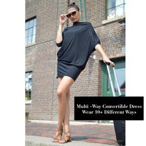 Diane Kroe Origami Dress - Multi Way Travel Dress (Skirt and Top)